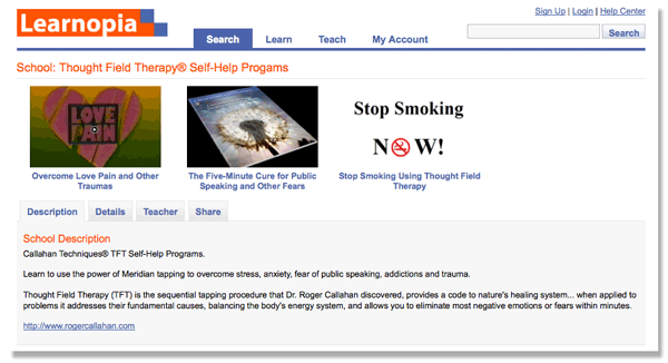 e'learning center - Tapping